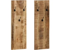 Prie sien. mont. paltų kabykl., 2vnt., mango masyv., 36x110x3cm