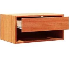 Naktinis staliukas 2 pcs Vaško ruda 50 x 32,5 x 24 cm