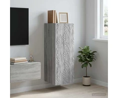 Prie sienos montuojama spinta 33 x 34,5 x 90 cm Pilka Sonoma
