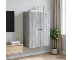 Prie sienos montuojama spinta 66 x 34,5 x 90 cm Pilka Sonoma