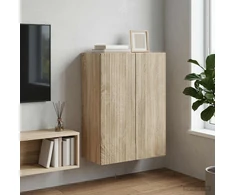 Prie sienos montuojama spinta 66 x 34,5 x 90 cm Sonoma ąžuolas