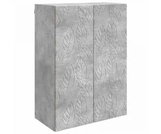 Prie sienos montuojama spinta Betono pilka 66 x 34,5 x 90 cm