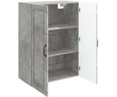 Prie sienos montuojama spinta Betono pilka 66 x 34,5 x 90 cm