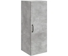 Prie sienos montuojama spinta Betono pilka 33 x 34,5 x 90 cm