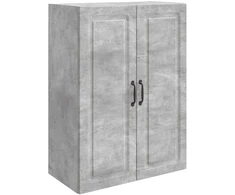 Prie sienos montuojama spinta Betono pilka 66 x 34,5 x 90 cm