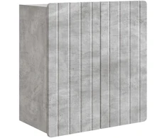 Prie sienos montuojama spinta Betono pilka 59 x 31 x 64 cm