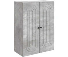 Prie sienos montuojama spinta Betono pilka 66 x 34,5 x 90 cm