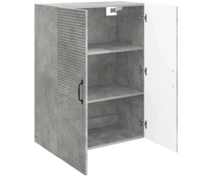 Prie sienos montuojama spinta Betono pilka 66 x 34,5 x 90 cm