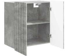 Prie sienos montuojama spinta Betono pilka 59 x 31 x 64 cm