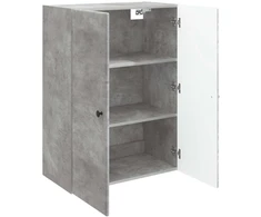 Prie sienos montuojama spinta Betono pilka 66 x 34,5 x 90 cm