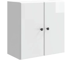 Prie sienos montuojama spinta Itin blizgi balta 59 x 31 x 60 cm