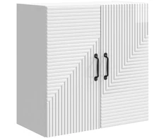 Prie sienos montuojama spinta Itin blizgi balta 59 x 31 x 60 cm
