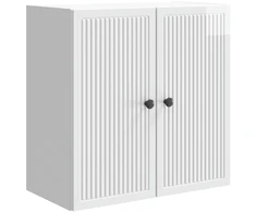 Prie sienos montuojama spinta Itin blizgi balta 59 x 31 x 60 cm