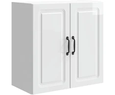 Prie sienos montuojama spinta Itin blizgi balta 59 x 31 x 60 cm