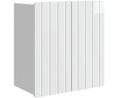 Prie sienos montuojama spinta Itin blizgi balta 59 x 31 x 64 cm