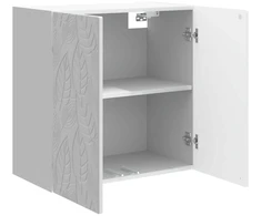 Prie sienos montuojama spinta Itin blizgi balta 59 x 31 x 60 cm
