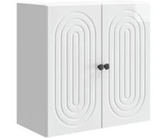 Prie sienos montuojama spinta Itin blizgi balta 59 x 31 x 60 cm
