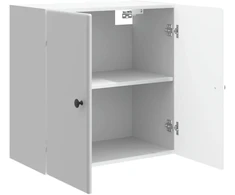 Prie sienos montuojama spinta Itin blizgi balta 59 x 31 x 60 cm