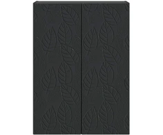Prie sienos montuojama spinta 66 x 34,5 x 90 cm Juoda