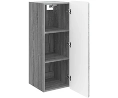 Prie sienos montuojama spinta Pilka Sonoma 33 x 34,5 x 94 cm