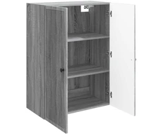 Prie sienos montuojama spinta Pilka Sonoma 66 x 34,5 x 90 cm