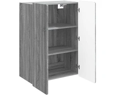 Prie sienos montuojama spinta Pilka Sonoma 66 x 34,5 x 92 cm