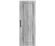 Prie sienos montuojama spinta 33 x 34,5 x 90 cm Pilka Sonoma