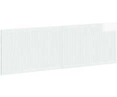 Prie sienos tvirtinamas galvos atlošas EDE Itin blizgi balta