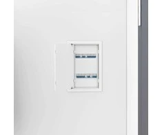 Prieigos panelės 2 pcs Balta 15 x 23 cm ABS plastikas