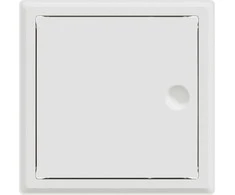 Prieigos skydas 2 pcs Balta 23 x 23 x 3 cm Plienas