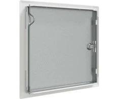 Prieigos skydas Balta 33 x 33 x 3 cm Plienas