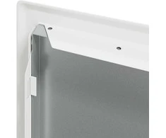 Prieigos skydas Balta 33 x 33 x 3 cm Plienas