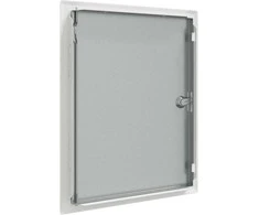 Prieigos skydas Balta 43 x 33 x 3 cm Plienas