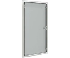 Prieigos skydas Balta 63 x 33 x 3 cm Plienas