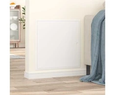 Prieigos skydas Balta 63 x 63 x 3 cm Plienas