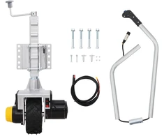 Priekabos domkratas, 12 V, 550 W, aliuminis