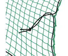 Priekabos tinklas su elastine virve, žalias, 2,1x1,25m, PP