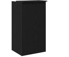 Priėmimo stalas Juoda 55x50x103,5 cm apdirbta mediena