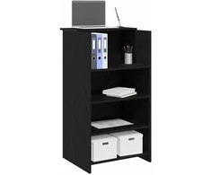 Priėmimo stalas Juoda 55x50x103,5 cm apdirbta mediena