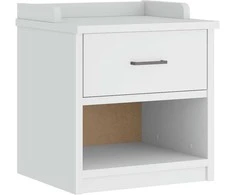 Prieškambario suoliukas SANDNES baltas 45x40x50 pušies masyvo