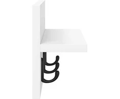 Prikabinamas paltas Sieninis Balta 40 x 10,5 x 18 cm