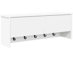 Prikabinamas paltas Sieninis Balta 80 x 20 x 30 cm