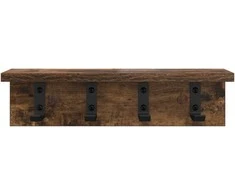 Prikabinamas paltas Sieninis Rūkyta ąžuolas 40 x 10,5 x 10,5 cm