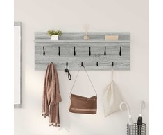 Prikabinamas paltas su lentyna Pilkas Sonoma 100 x 40 x 12 cm