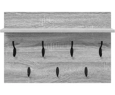 Prikabinamas paltas Sieninis Pilkas Sonoma 60 x 40 x 12 cm