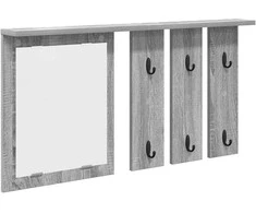 Prikabinamas paltas Pilka sonoma ąžuolo 85 x 10 x 45 cm