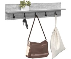 Prikabinamas paltas su saugykla Pilkas Sonoma 80 x 10,5 x 18 cm