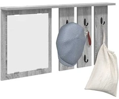 Prikabinamas paltas Pilka sonoma ąžuolo 85 x 10 x 45 cm