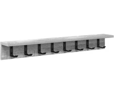 Prikabinamas paltas Pilkas Sonoma 80 x 10,5 x 10,5 cm