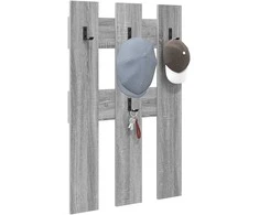 Prikabinamas paltas su saugykla Pilkas Sonoma 65 x 3 x 100 cm